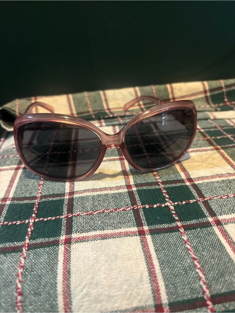 Women's Pink Gradient Sunglasses - Stylish Oversized Frame